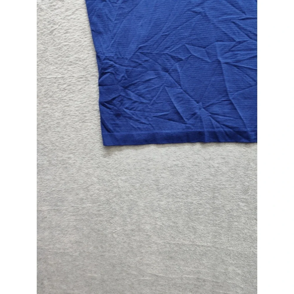 Lululemon‎ Women Athletic Tank Top 14 Blue Racerback Scoop Neck Gym Performance